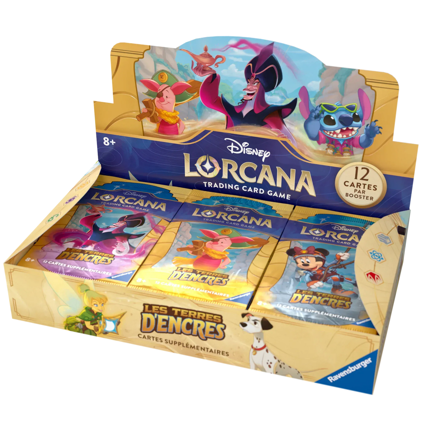 Dealdex Display de 24 boosters Disney Lorcana – Les Terres D’Encre