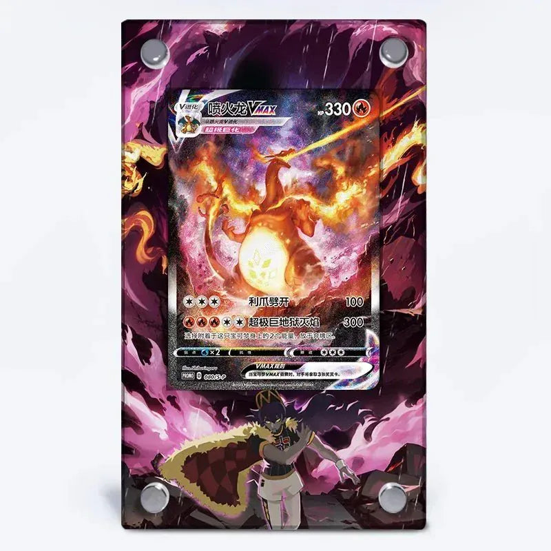 Dealdex Présentoir acrylique carte Pokémon – Dracaufeu