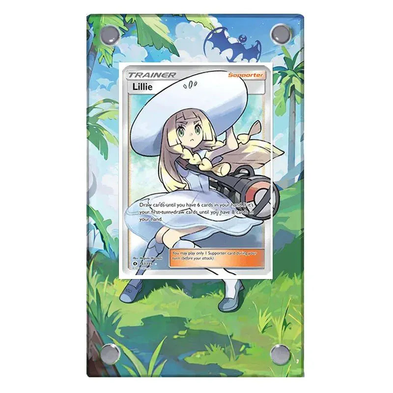 Dealdex Présentoir acrylique carte Pokémon – Dresseuse - Lillie