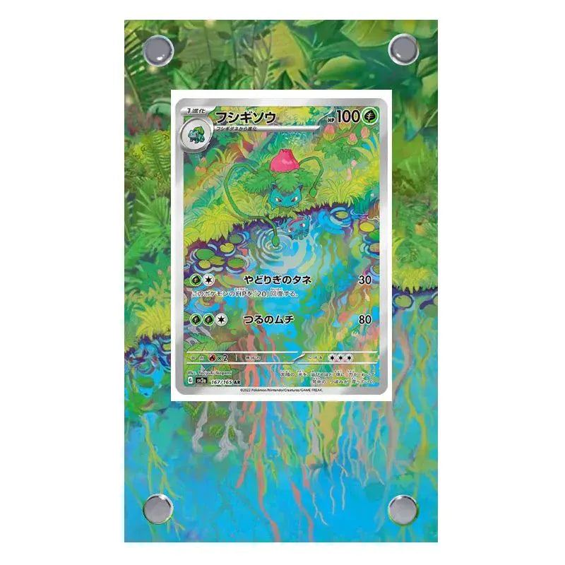 Dealdex Présentoir acrylique carte Pokémon – Herbizarre