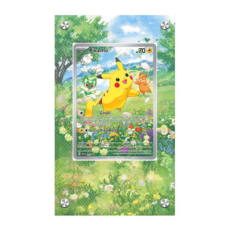 Dealdex Présentoir acrylique carte Pokémon – Pikachu