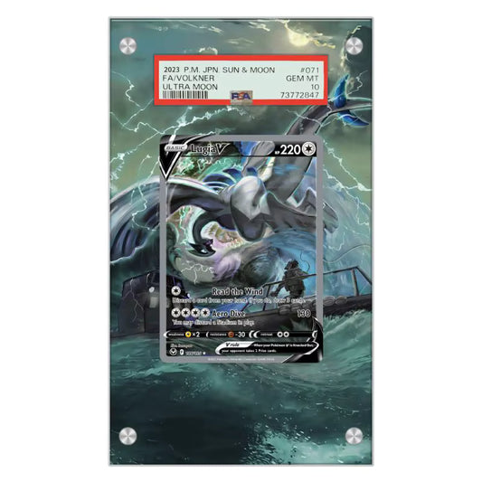 Dealdex Présentoir acrylique carte Pokémon – Lugia - PSA
