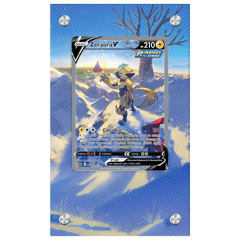 Dealdex Présentoir acrylique carte Pokémon – Zeraora - V