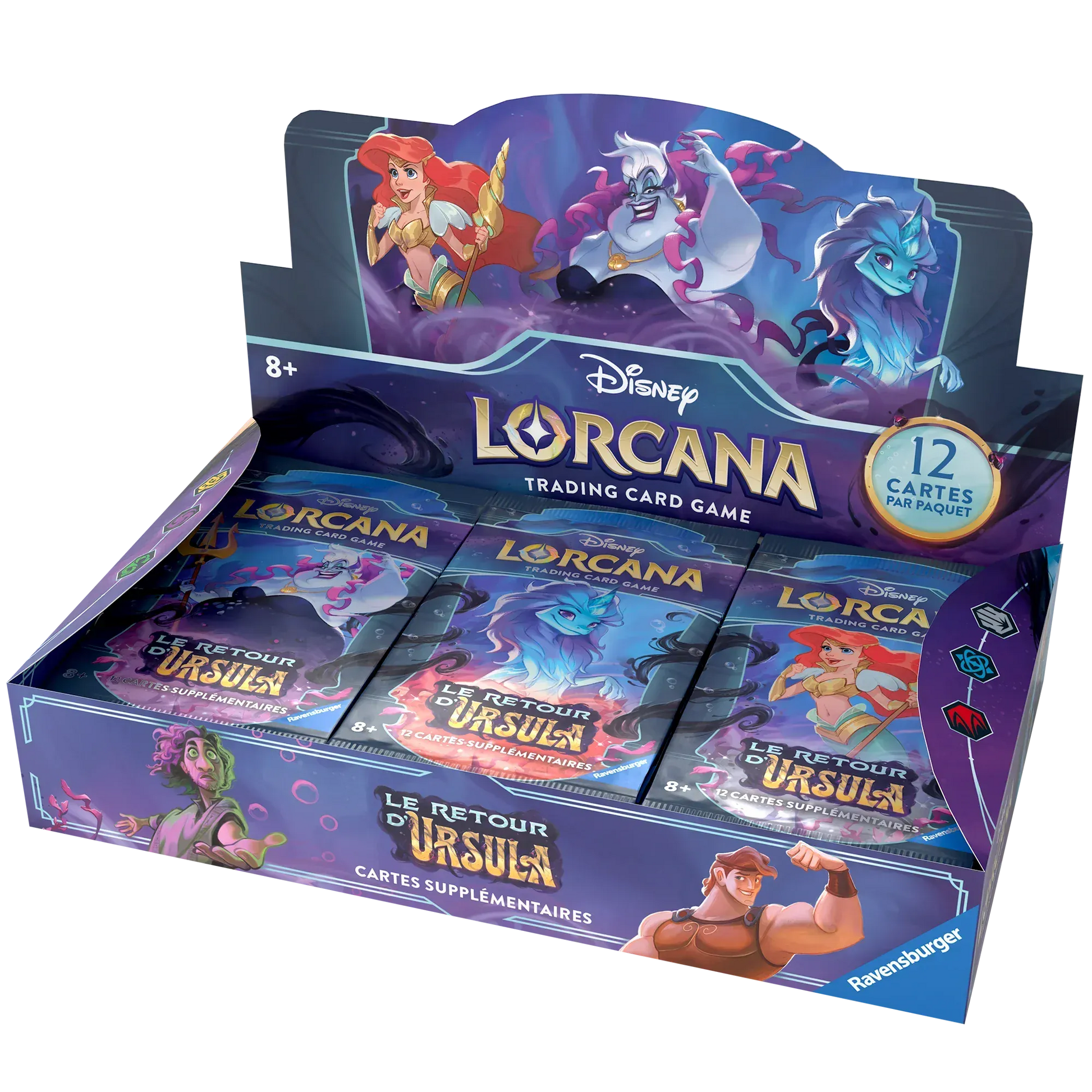 Dealdex Display de 24 boosters Disney Lorcana – Le Retour d’Ursula
