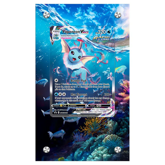 Dealdex Présentoir acrylique carte Pokémon – Aquali - VMAX