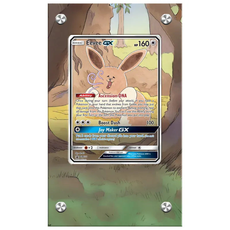 Dealdex Présentoir acrylique carte Pokémon – Evoli SM233