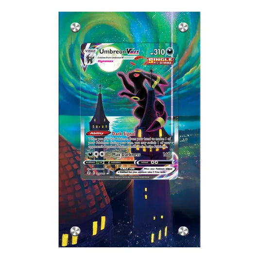 Dealdex Présentoir acrylique carte Pokémon – Noctali - Vmax