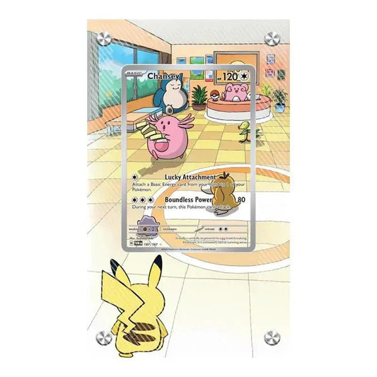 Dealdex Présentoir acrylique carte Pokémon – Ronflex - Psykokwak - Mélofée
